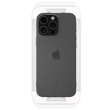 2x Szkło Hartowane Spigen Glas.Tr ”Ez Fit” 2-Pack do iPhone 16 Pro Clear