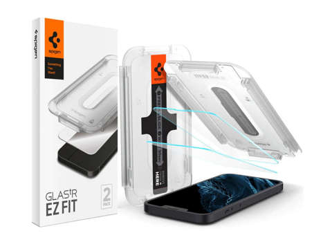 2x Szkło hartowane Spigen Glas.tR EZ Fit do Apple iPhone 13/ 13 Pro/ 14