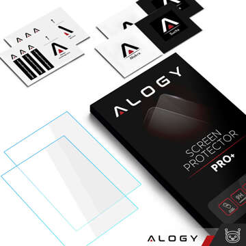 2x Szkło hartowane do Asus ROG Ally na ekran konsoli Alogy Screen Protector Pro+ 9H