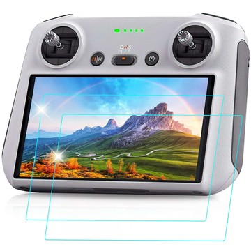 2x Szkło hartowane do DJI RC / DJI RC 2 - DJI Mini 4 Pro / Air 3 na ekran drona Alogy Screen Protector PRO+