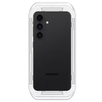 2x Szkło hartowane do Samsung Galaxy S24+ Plus S25+ Plus Spigen Glas.TR "EZ FIT" Clear 2-Pack z ramką do montażu