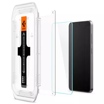 2x Szkło hartowane do Samsung Galaxy S24+ Plus S25+ Plus Spigen Glas.TR "EZ FIT" Clear 2-Pack z ramką do montażu