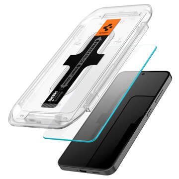 2x Szkło hartowane do Samsung Galaxy S24 Spigen Glas.TR "EZ FIT" Clear 2-Pack z ramką do montażu