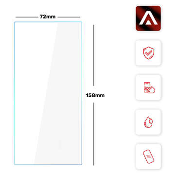 2x Szkło hartowane do Samsung Galaxy S24 Ultra ochronne szkiełko na ekran 9H Alogy Pro+