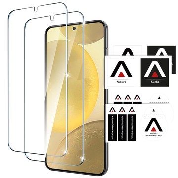 2x Szkło hartowane do Samsung Galaxy S24 na ekran Screen Protector Pro+ 9H Alogy [2szt.]