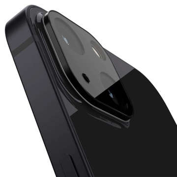 2x Szkło na aparat kamerę Spigen Optik.TR do iPhone 13/ 13 Mini Black