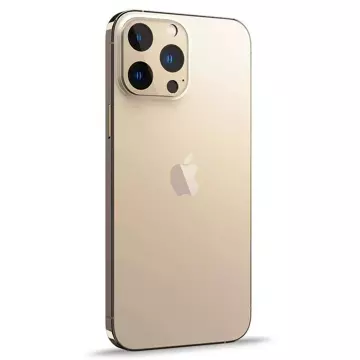 2x Szkło na aparat obiektyw osłona Spigen Optik.TR Camera Protector do iPhone 13 Pro/ 13 Pro Max Gold