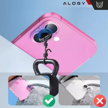 2x Szkło na obiektyw aparat do Apple iPhone 16 / 16 Plus Alogy Lens Protector Pro+ przezroczyste