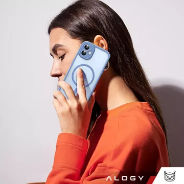 3w1 Zestaw Etui Hybrydowe + 2x Szkło hartowane do Apple iPhone 16 obudowa ochronna Hybrydowe MagSafe z ochroną obiektywu case na telefon Alogy 3in1 Case Pack Sky Blue Niebieskie