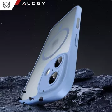 3w1 Zestaw Etui Hybrydowe + 2x Szkło hartowane do Apple iPhone 16 obudowa ochronna Hybrydowe MagSafe z ochroną obiektywu case na telefon Alogy 3in1 Case Pack Sky Blue Niebieskie