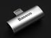 Adapter Baseus audio converter Lightning na 2x iP Lightning L46 Silver