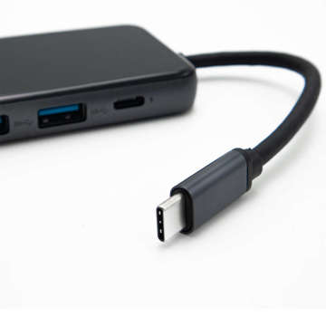 Adapter HUB 7w1 Alogy przejściówka HDMI, 3x USB 3.0 USB-C Type C SD/TF