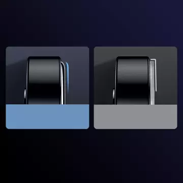 Baseus 2x szkło hartowane do iPhone 12 Pro Max z osłoną na głośnik + pozycjoner (SGBL060802) (case friendly)