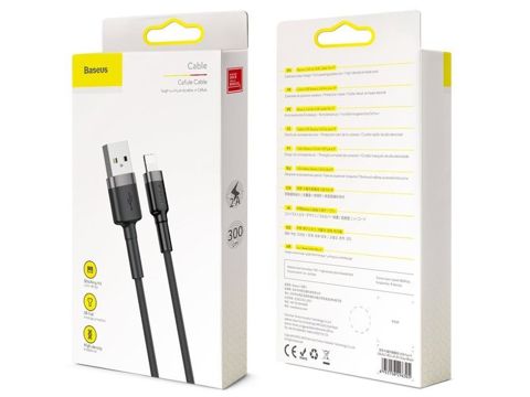 Baseus Cafule Kabel USB Lightning do iPhone iPad iPod 2A 3m Czarny