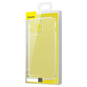 Baseus Frosted Glass Case etui pokrowiec do iPhone 13 Pro sztywna obudowa z żelową ramką czarny (ARWS001001)