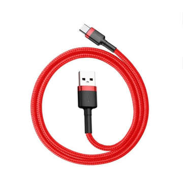 Baseus Kabel Cafule USB do USB-C Type C 2A 2m Czerwony