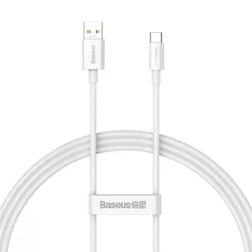 Baseus Superior Series kabel SUPERVOOC USB-A do USB-C 65W 1m biały
