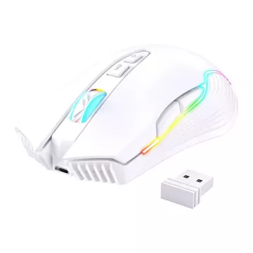 Bezprzewodowa Mysz Gamingowa Onikuma CW905 RGB 3600 DPI Biała