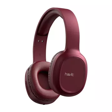 Bezprzewodowe słuchawki Bluetooth Havit H2590BT PRO (czerwone)