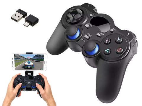 Bezprzewodowy kontroler Alogy GamePad z konwerter OTG Android/Windows/PS3