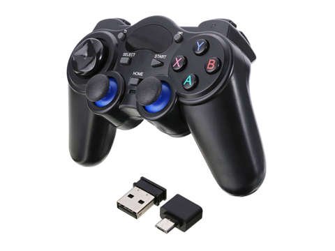 Bezprzewodowy kontroler Alogy GamePad z konwerter OTG Android/Windows/PS3