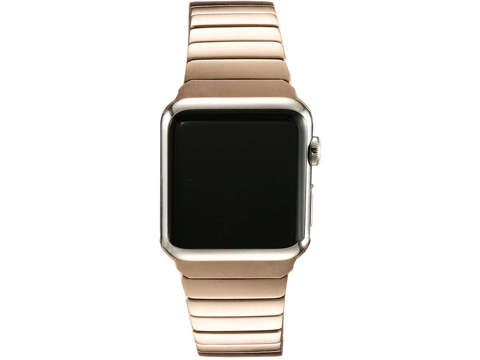 Bransoleta Alogy Stainless Steel do Apple Watch 38/40/41mm Różowe złoto