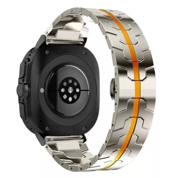 Bransoleta Stainless Line do Samsung Galaxy Watch Ultra (47 mm) Titanium/Orange