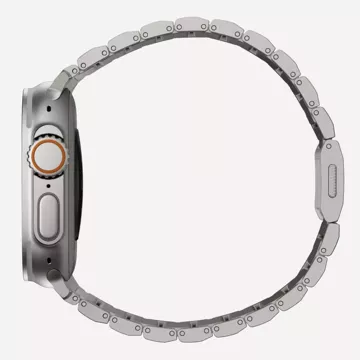 Bransoleta Steelband pasek do Apple Watch 4 / 5 / 6 / 7 / 8 / 9 / Se / Ultra 1 / 2 (42 / 44 / 45 / 49 Mm) Titanium