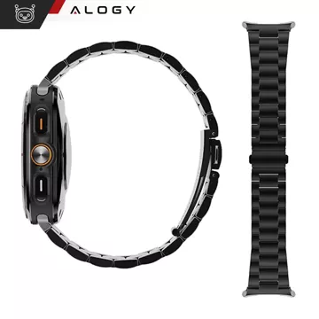 Bransoleta do smartwatcha pasek do zegarka Samsung Galaxy Watch Ultra 47mm czarny