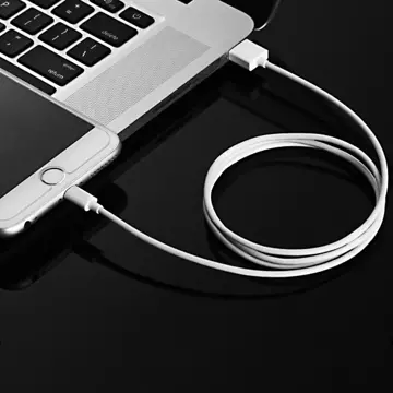 Choetech certyfikowany kabel przewód USB-A - Lightning MFI 1,8m biały (IP0027)