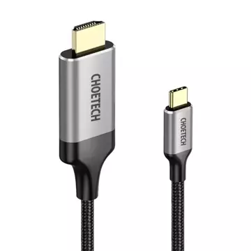 Choetech kabel przewód USB Typ C (męski) - HDMI (męski) 4K 60Hz 2 m czarny (CH0021-BK)