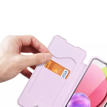 DUX DUCIS Skin X kabura etui pokrowiec z klapką Samsung Galaxy A03s różowy