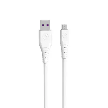 Dudao kabel przewód USB – micro USB 6A 1 m biały (TGL3M)