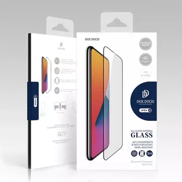 Dux Ducis 10D Tempered Glass wytrzymałe szkło hartowane 9H na cały ekran z ramką iPhone 14 Pro czarny (case friendly)