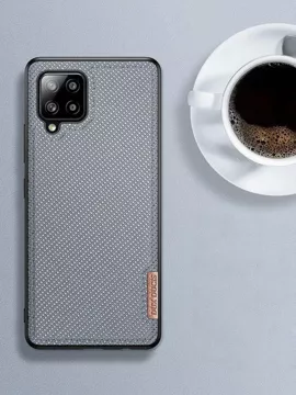 Dux Ducis Fino etui pokrowiec pokryty nylonowym materiałem Samsung Galaxy A42 5G zielony