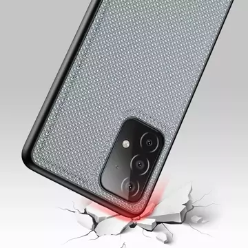 Dux Ducis Fino etui pokrowiec pokryty nylonowym materiałem Samsung Galaxy A72 4G szary