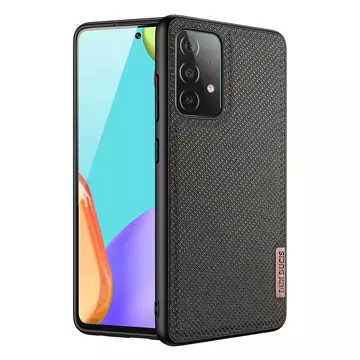 Dux Ducis Fino etui pokrowiec pokryty nylonowym materiałem Samsung Galaxy A72 4G zielony