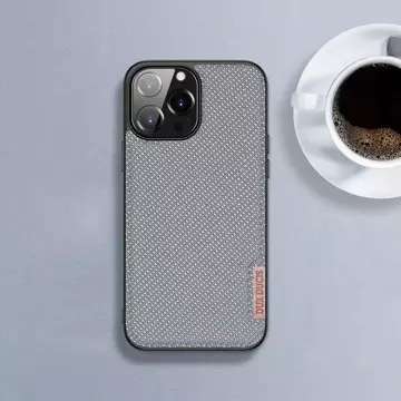 Dux Ducis Fino etui pokrowiec pokryty nylonowym materiałem iPhone 13 Pro Max zielony