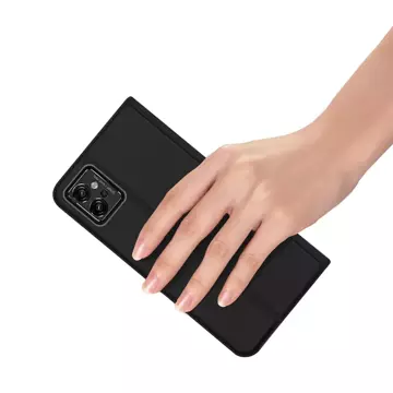 Dux Ducis Skin Pro etui Motorola Moto G32 pokrowiec z klapką portfel na kartę podstawka czarne