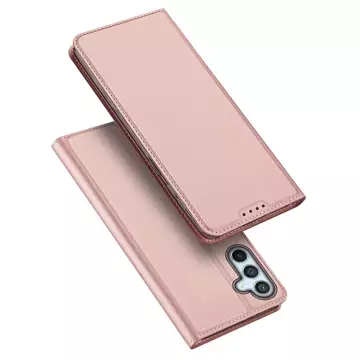 Dux Ducis Skin Pro etui do Samsung Galaxy A54 5G pokrowiec z klapką portfel na kartę podstawka różowe