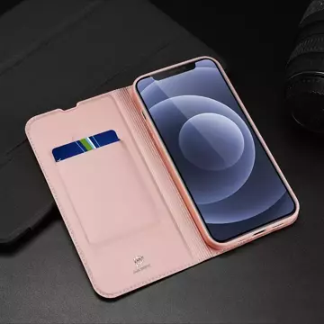 Dux Ducis Skin Pro kabura etui pokrowiec z klapką iPhone 13 mini niebieski