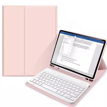 ETUI KLAWIATURA SC PEN IPAD 10.2 2019 / 2020 / 2021 PINK