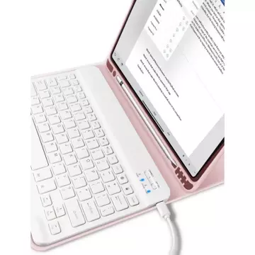 ETUI KLAWIATURA SC PEN IPAD 10.2 2019 / 2020 / 2021 PINK