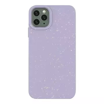 Eco Case etui do iPhone 11 Pro Max silikonowy pokrowiec obudowa do telefonu fioletowy