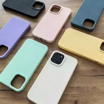 Eco Case etui do iPhone 13 Pro Max silikonowy pokrowiec obudowa do telefonu żółty