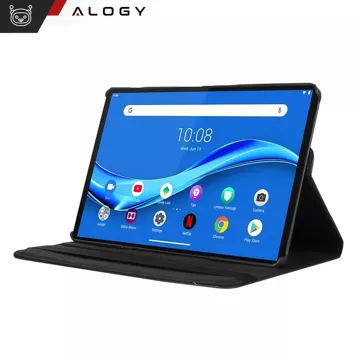 Etui 360 do Lenovo Tab M11 10.95" TB330FU / TB330XU / TB331FC obrotowe pokrowiec obudowa z klapką na tablet Case Alogy Czarne