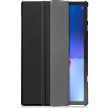 Etui Alogy Book Cover Case do Lenovo Tab M10 Plus 3 gen. 2023 10.6" TB-125FU / TB-128XU Czarny + Szkło