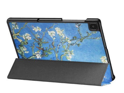 Etui Alogy Book Cover do Galaxy Tab Tab A7 10.4 T500/T505 Kwitnący migdałowiec + Szkło