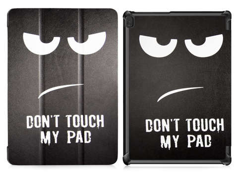 Etui Alogy Book Cover do Lenovo M10 TB-X505 F/L Don't Touch My Pad + Szkło