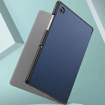 Etui Alogy Book Cover do Samsung Galaxy Tab A8 2021 SM-X200/SM-X205 Granatowy + Szkło